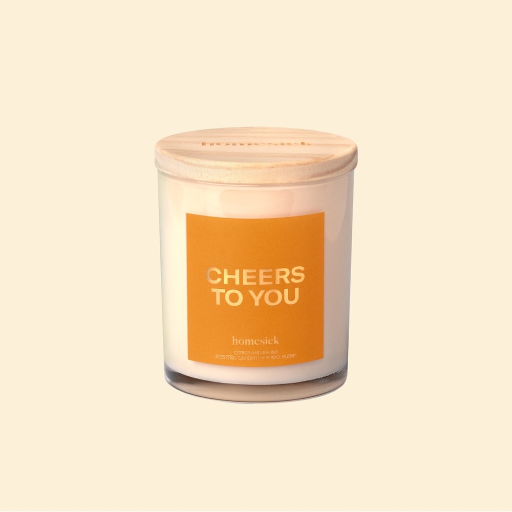Homesick Cheers To You soy Candle
